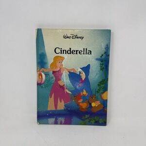 Walt Disney Cinderella Hardcover Illustrated Children's Book VTG 1986